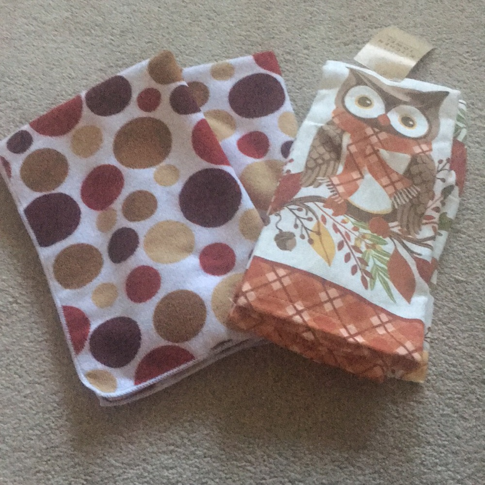⭐️BOGO 1/2 Fall-themed kitchen towels